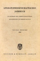 Literaturwissenschaftliches Jahrbuch.