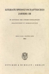 Literaturwissenschaftliches Jahrbuch.