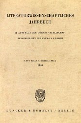 Literaturwissenschaftliches Jahrbuch.