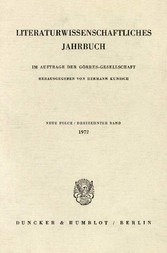 Literaturwissenschaftliches Jahrbuch.