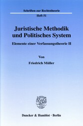 Juristische Methodik und Politisches System.