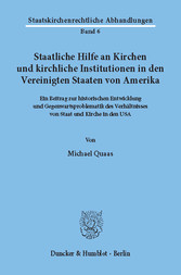 Staatliche Hilfe an Kirchen und kirchliche Institutionen in den Vereinigten Staaten von Amerika.