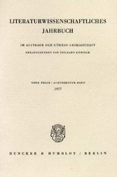 Literaturwissenschaftliches Jahrbuch.