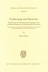 Verfassung und Konsens.