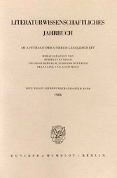 Literaturwissenschaftliches Jahrbuch.