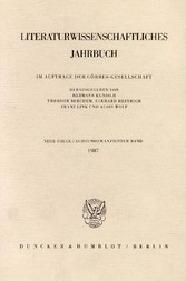 Literaturwissenschaftliches Jahrbuch.