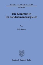 Die Kommunen im Länderfinanzausgleich.