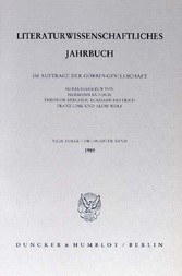 Literaturwissenschaftliches Jahrbuch.