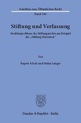 Stiftung und Verfassung.