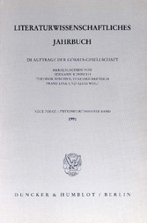 Literaturwissenschaftliches Jahrbuch.