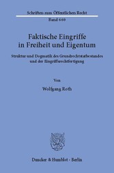 Faktische Eingriffe in Freiheit und Eigentum.