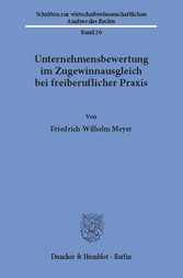 Unternehmensbewertung im Zugewinnausgleich bei freiberuflicher Praxis.