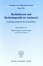 Rechtstheorie und Rechtsdogmatik im Austausch.