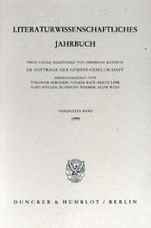 Literaturwissenschaftliches Jahrbuch.