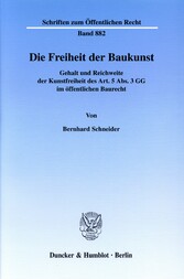 Die Freiheit der Baukunst.