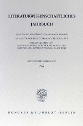 Literaturwissenschaftliches Jahrbuch.