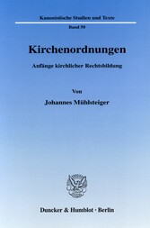 Kirchenordnungen.