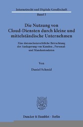 Die Nutzung von Cloud-Diensten durch kleine und mittelständische Unternehmen.