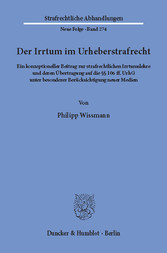 Der Irrtum im Urheberstrafrecht.