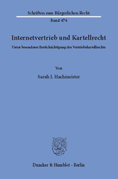 Internetvertrieb und Kartellrecht.