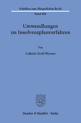 Umwandlungen im Insolvenzplanverfahren.