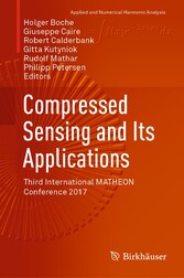 Compressed Sensing and Its Applications