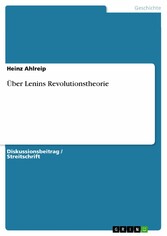 Über Lenins Revolutionstheorie