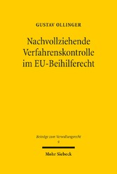 Nachvollziehende Verfahrenskontrolle im EU-Beihilferecht