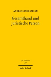 Gesamthand und juristische Person