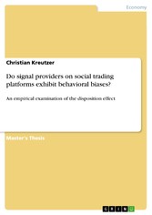 Do signal providers on social trading platforms exhibit behavioral biases?