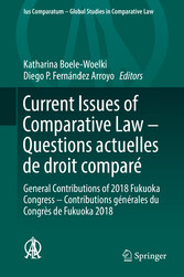 Current Issues of Comparative Law - Questions actuelles de droit comparé