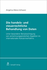 Die handels- und steuerrechtliche Behandlung von Daten