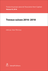 Travaux suisses 2016-2018