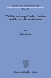 Wahlabsprachen politischer Parteien und ihre rechtlichen Grenzen.