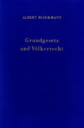 Grundgesetz und Völkerrecht.