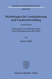 Rechtsfragen der Landesplanung und Landesentwicklung.