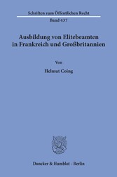 Ausbildung von Elitebeamten in Frankreich und Großbritannien.