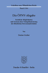 Die ÖPNV-Abgabe.