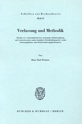 Verfassung und Methodik.