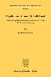 Kapitalmarkt und Kreditbank.