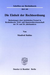 Die Einheit der Rechtsordnung.