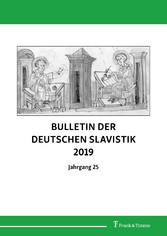 Bulletin der Deutschen Slavistik 2019