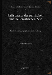 Palästina in der persischen und hellenistischen Zeit