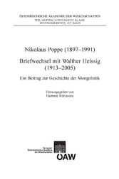 Nikolaus Poppe (1897-1991 Briefwechsel mit Walther Heissig (1913-2005)