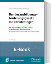 Bundesausbildungsförderungsgesetz mit Erläuterungen (BAföG) (E-Book)