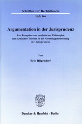 Argumentation in der Jurisprudenz.