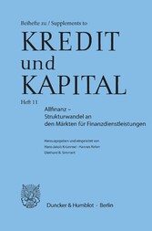 Allfinanz - Strukturwandel an den Märkten für Finanzdienstleistungen.