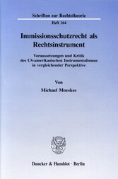 Immissionsschutzrecht als Rechtsinstrument.