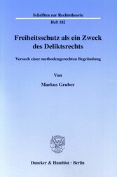 Freiheitsschutz als ein Zweck des Deliktsrechts.