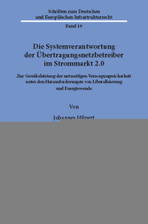 Die Systemverantwortung der Übertragungsnetzbetreiber im Strommarkt 2.0.